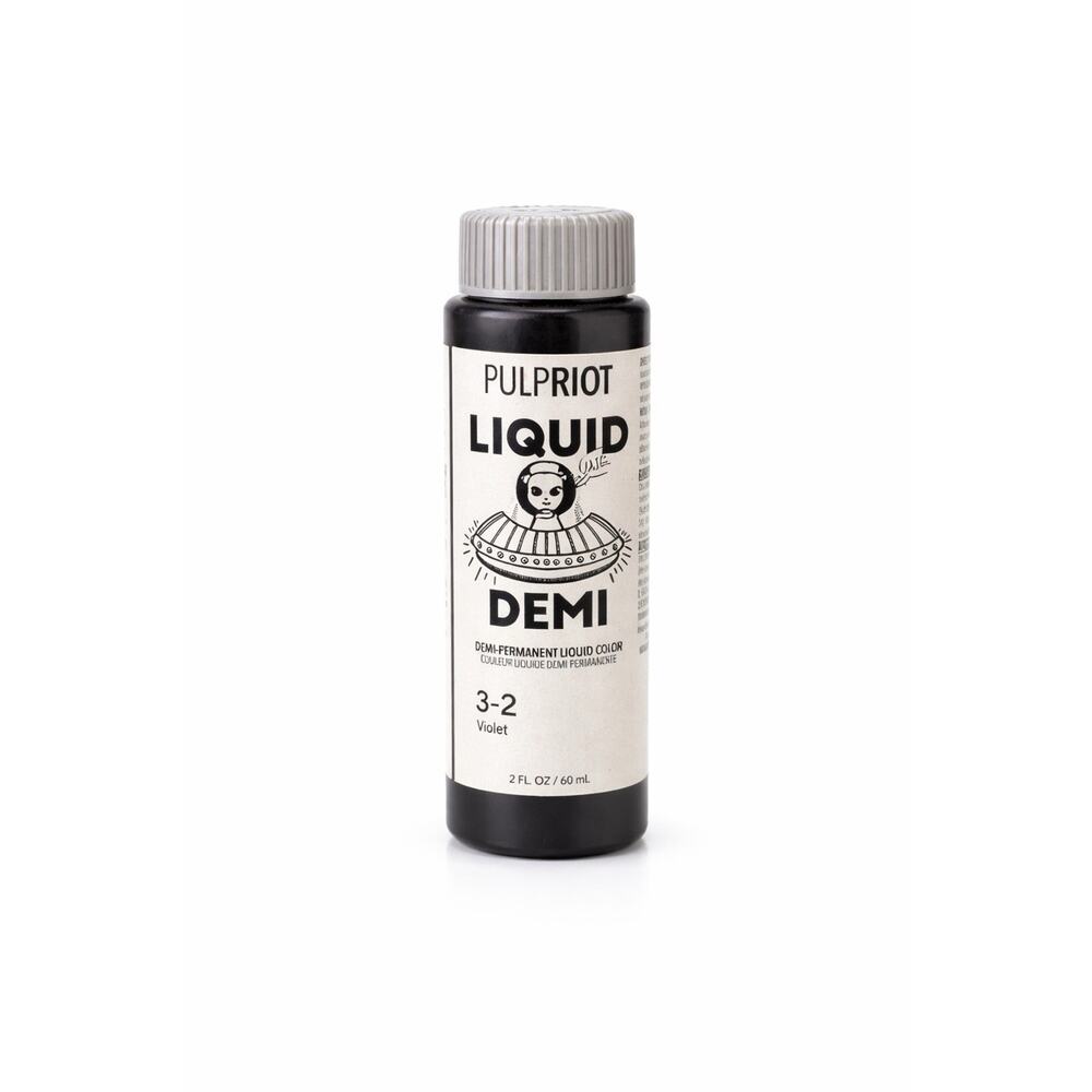 Pulp Riot Liquid Demi 3-2 Violet Hair Color 2oz 60ml Professional